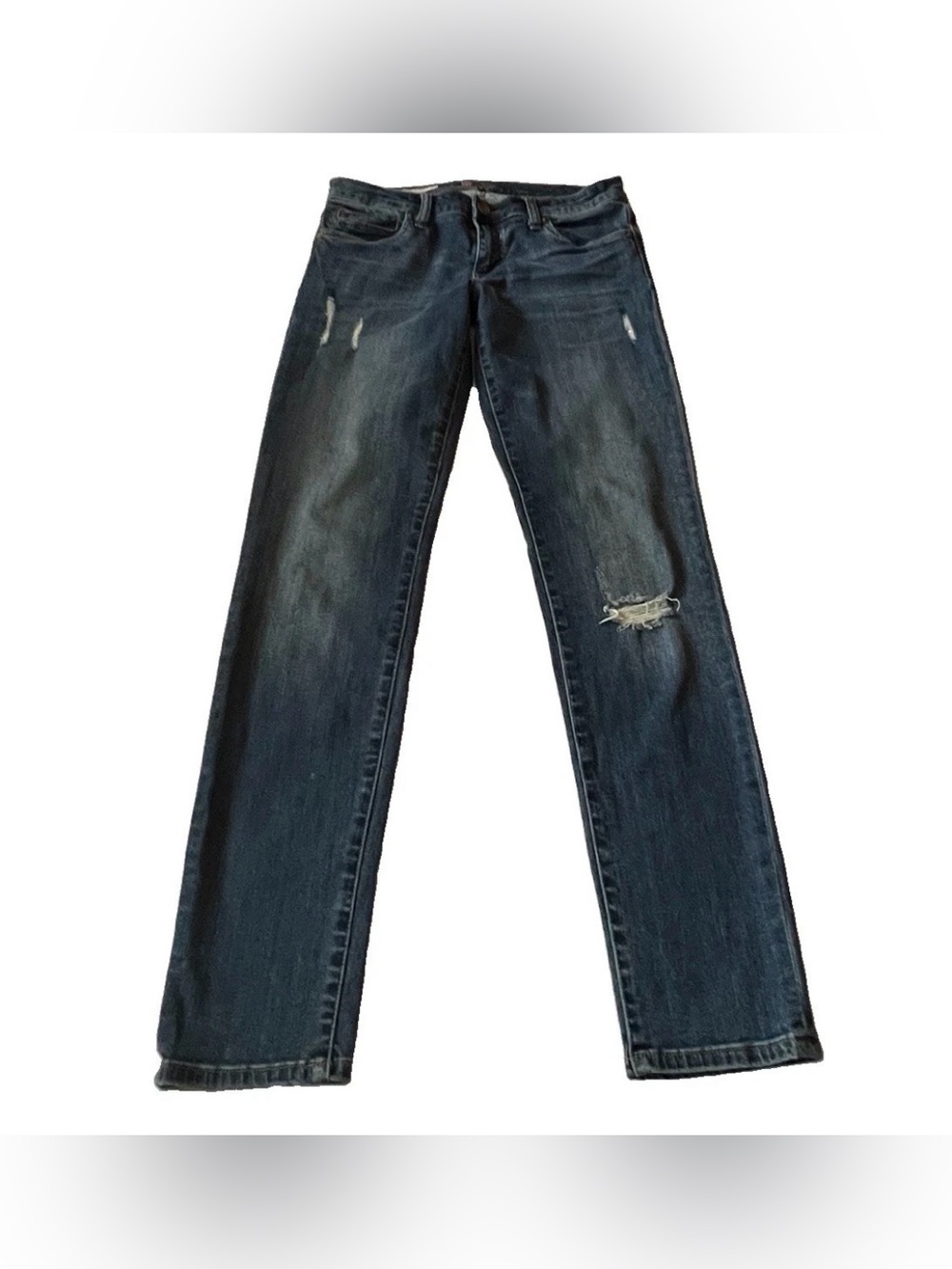 Kut From The Kloth Diana Mid Rise Skinny Stretch Destructed Blue Jeans Women’s 6